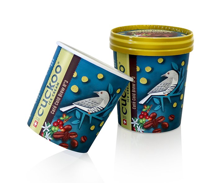 worldstar packaging award winner Cardbox Packaging with Cuckoo Ice Cream